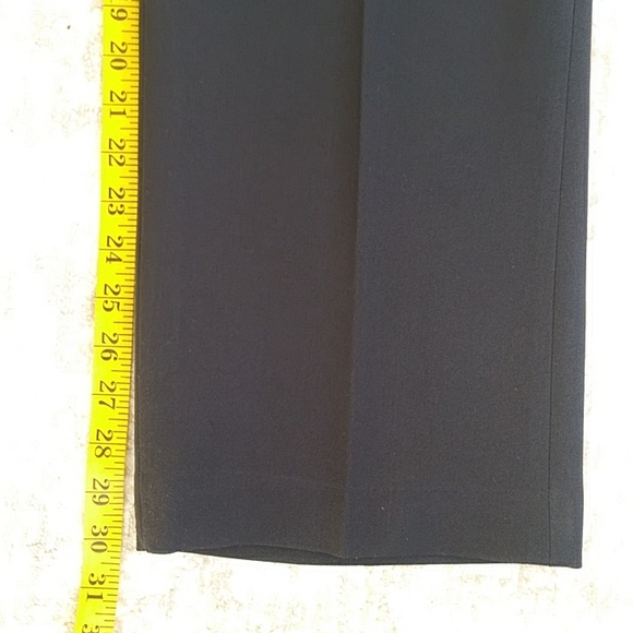 Flexslax Perma-Prest Full Fit Dress Formal Pants 40 x 30 Black - Picture 13 of 13